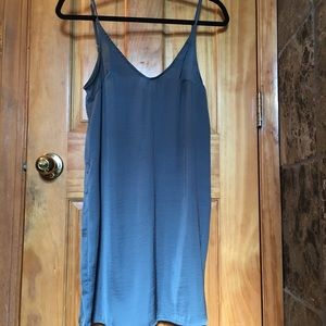 Stone Grey slip dress